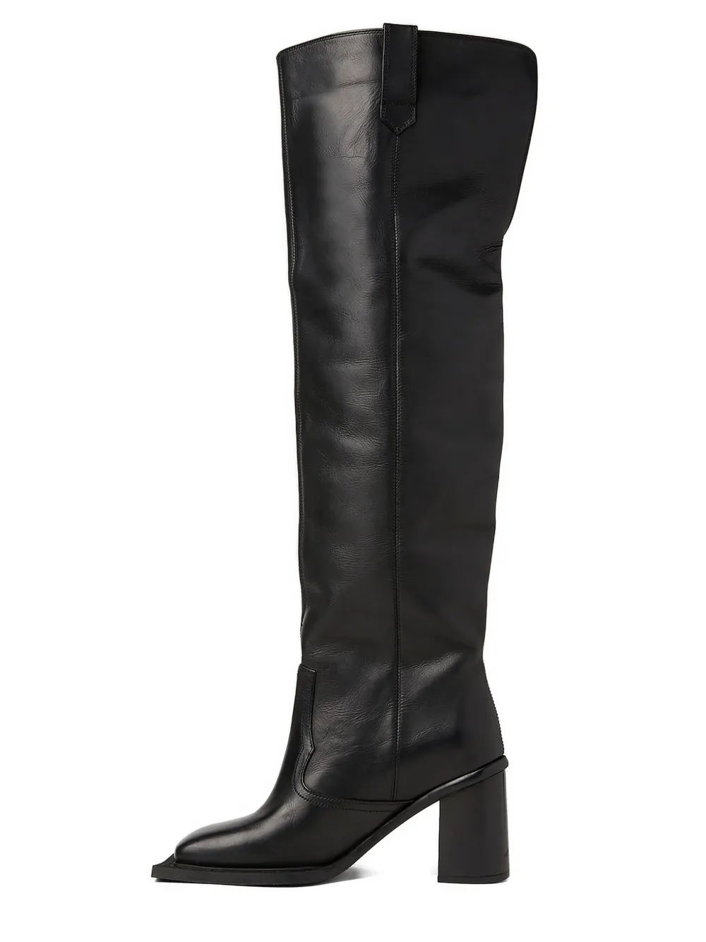 Ninamounah knee-length leather boots Black