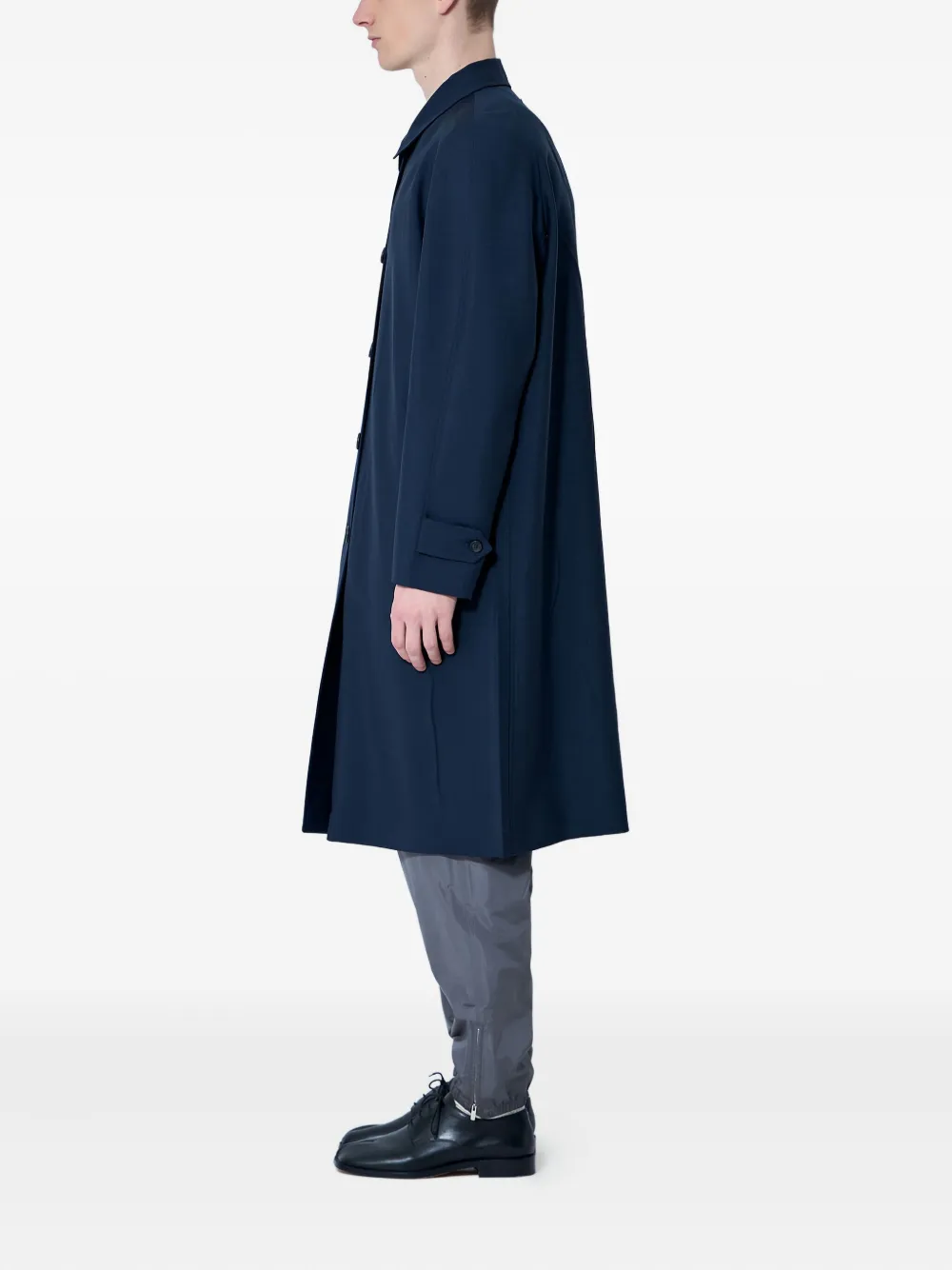 Miu single-breasted coat Blauw