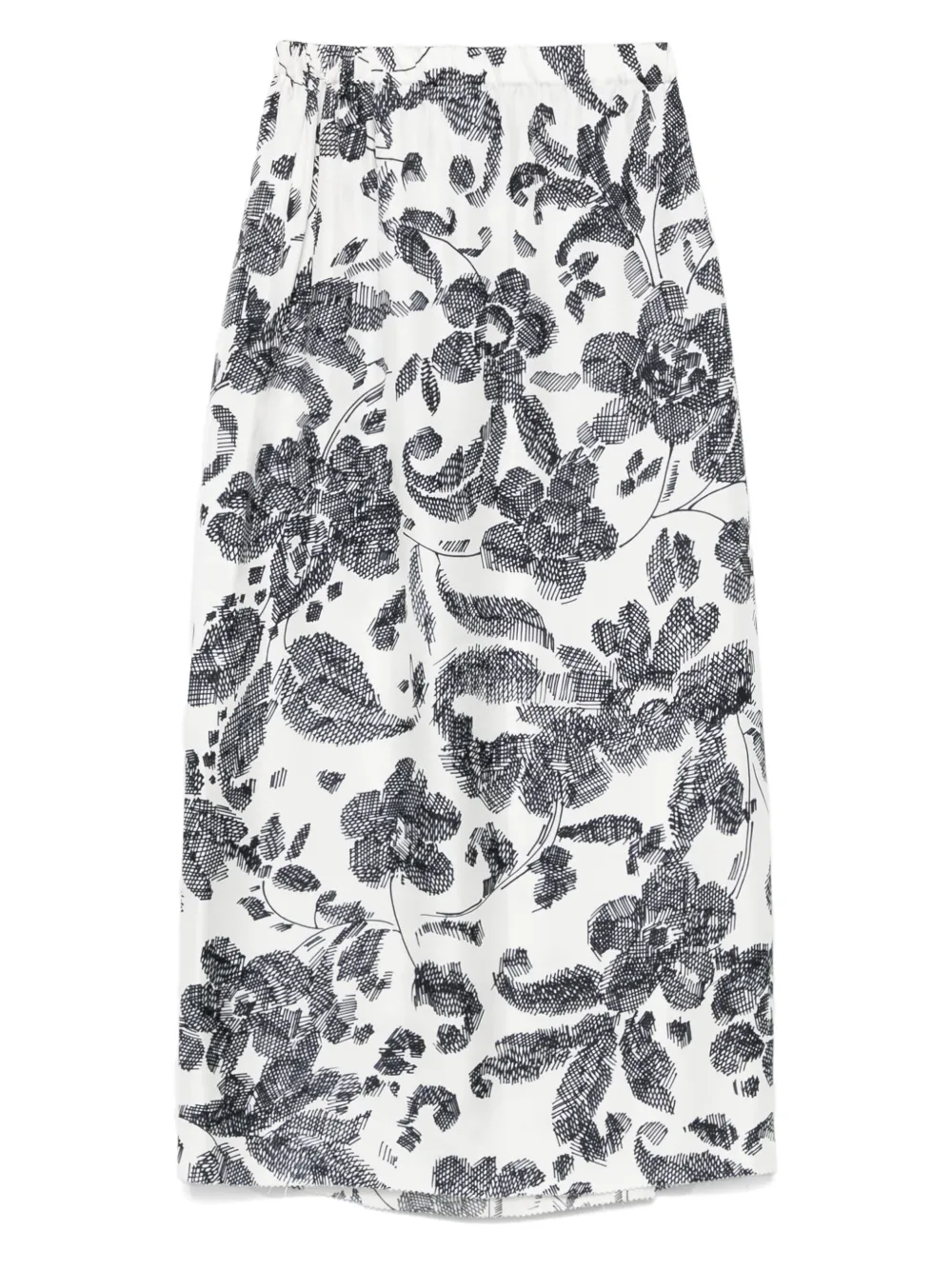 Faliero Sarti Rok met grafische print - Wit