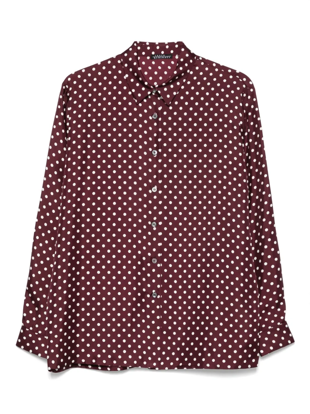 LAURA-URBINATI ポルカドット シャツ - レッド LAURA-URBINATI ポルカドット シャツ - レッド