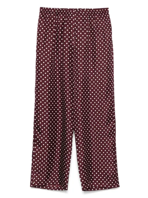 LAURA-URBINATI polka-dot trousers