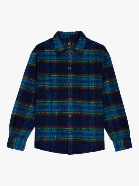 Brain Dead ternet flannelskjorte