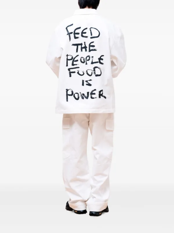 [新品]SKY HIGH FARM ALASTAIR WORKWEAR COAT Sky High Farm Alastair Mckimm Shirt Jacket | White | FARFETCH VN