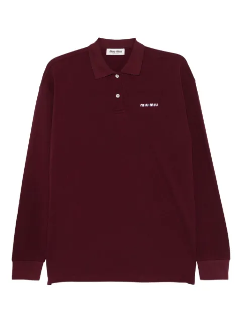 Miu Miu cotton polo shirt