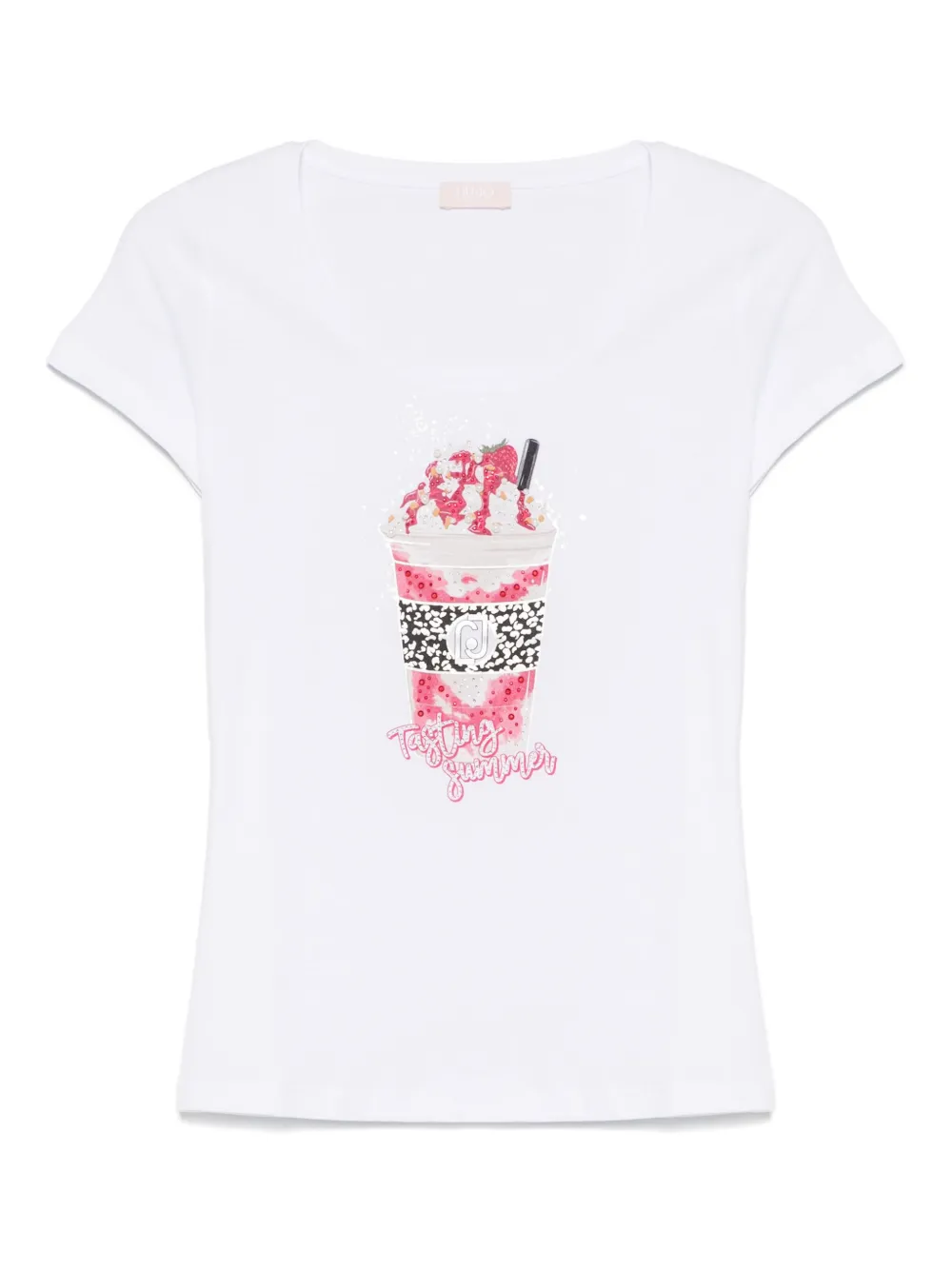LIU JO playera con detalles | blanco | Image 1