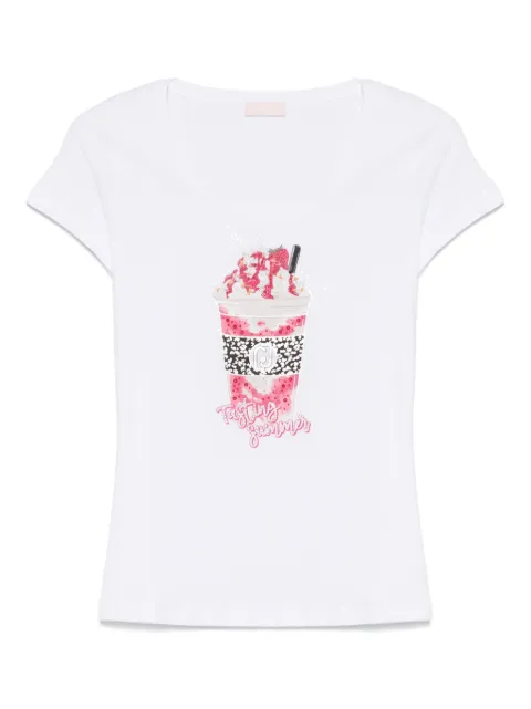 LIU JO playera con detalles