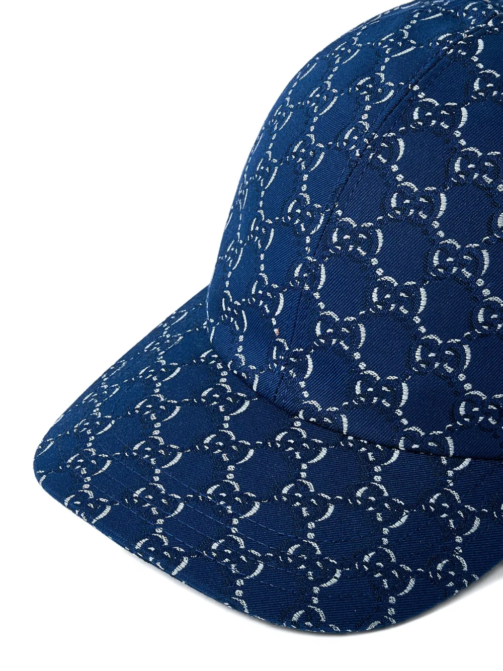 Gucci Honkbalpet met GG-logopatroon Blauw