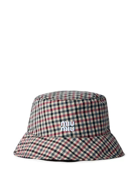 Miu Miu Vichy bucket hat