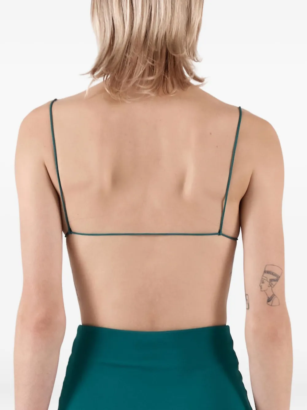 St. Agni Ziah high waist triangel bikini Groen