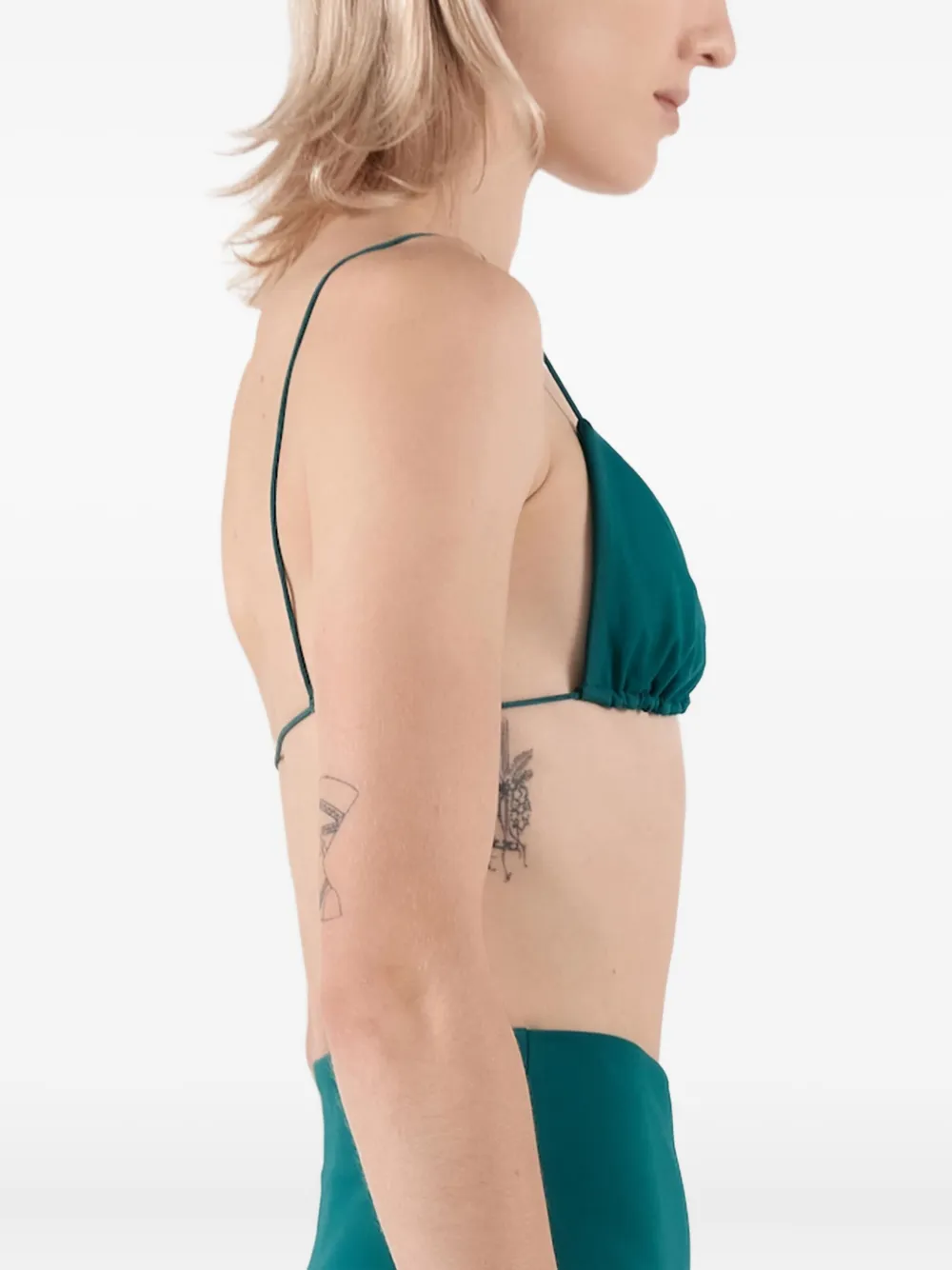 St. Agni Ziah high waist triangel bikini Groen
