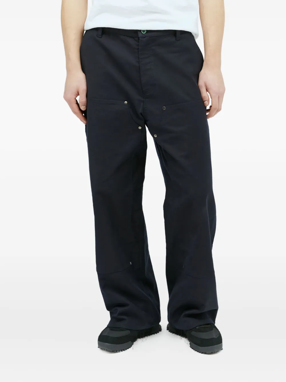Brain Dead double-knee utility trousers | Black | Image 1
