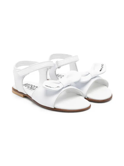 Moschino Kids bow-detail sandals