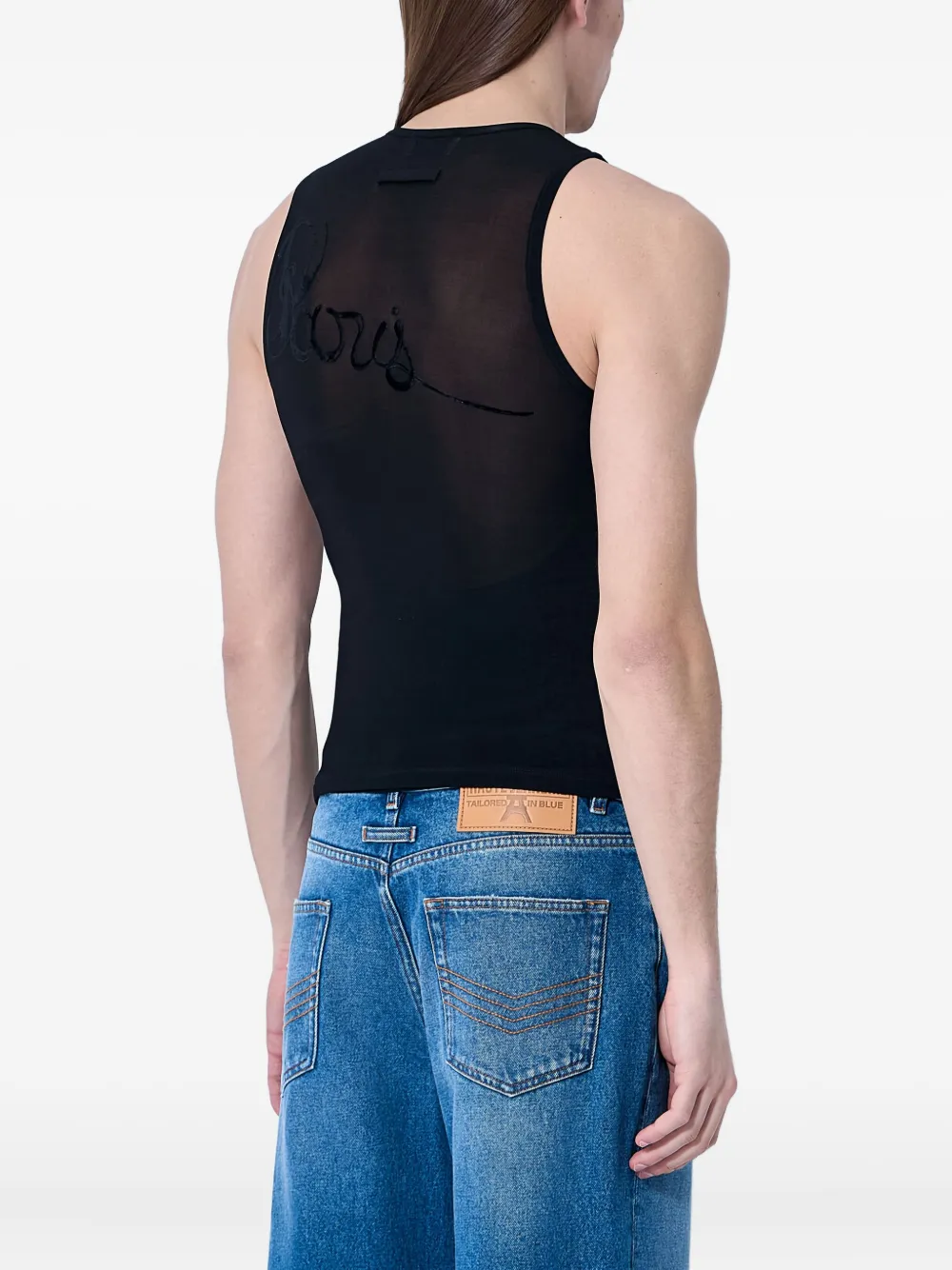 Jean Paul Gaultier Tattoo tanktop Zwart