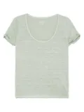 120% Lino linen T-shirt - Green