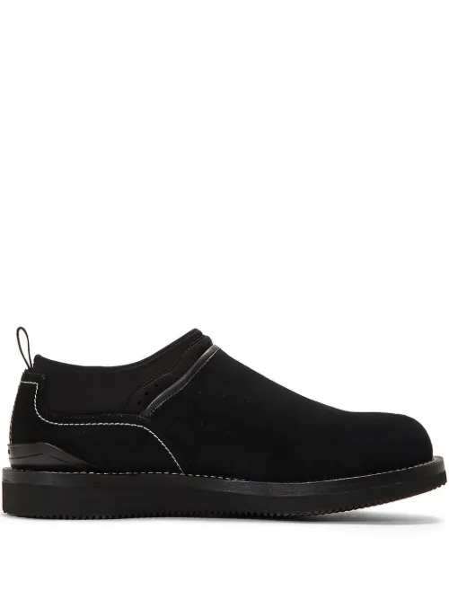 Suicoke chaussons en daim - Noir - Suicoke - Modalova