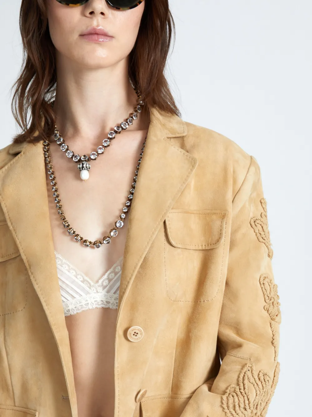 Ermanno Scervino Nuvolato blazer Bruin