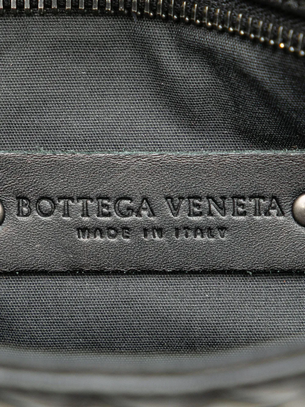 Pre-owned Bottega Veneta 2012-2024 Leather Intrecciato Crossbody Bag In Black