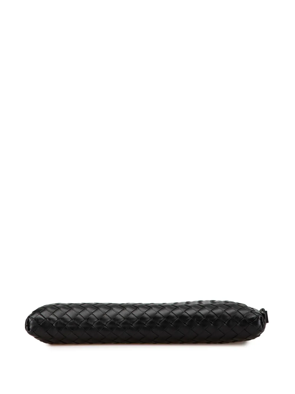 Pre-owned Bottega Veneta 2012-2024 Leather Intrecciato Crossbody Bag In Black