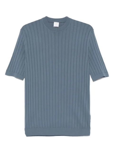 Eleventy wide-ribbed T-shirt