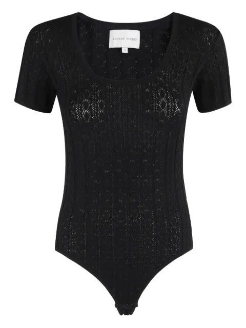 LouLou de Saison short-sleeve knitted bodysuit