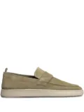 Officine Creative suede loafers - Green
