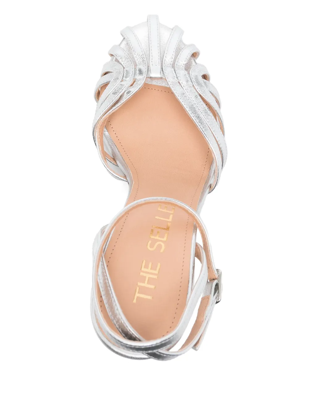 The Seller 100 mm Olimpia sandalen Zilver