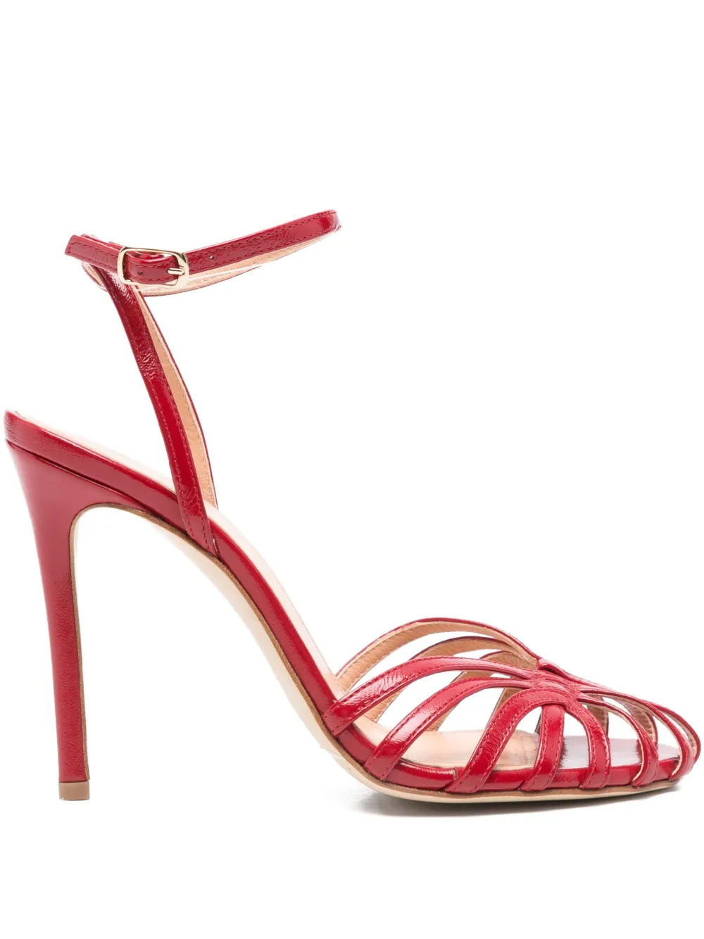 The Seller ankle-strap stiletto sandals Rood