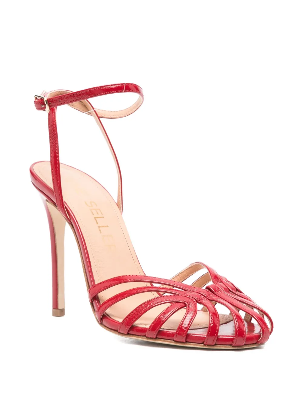 The Seller ankle-strap stiletto sandals Rood