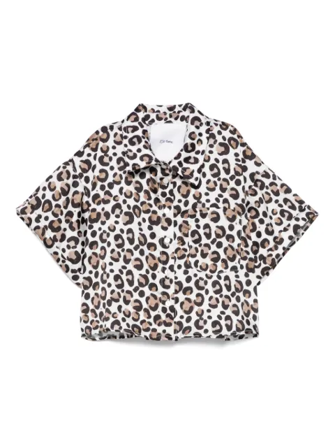 Miss Grant Kids animal-print shirt 