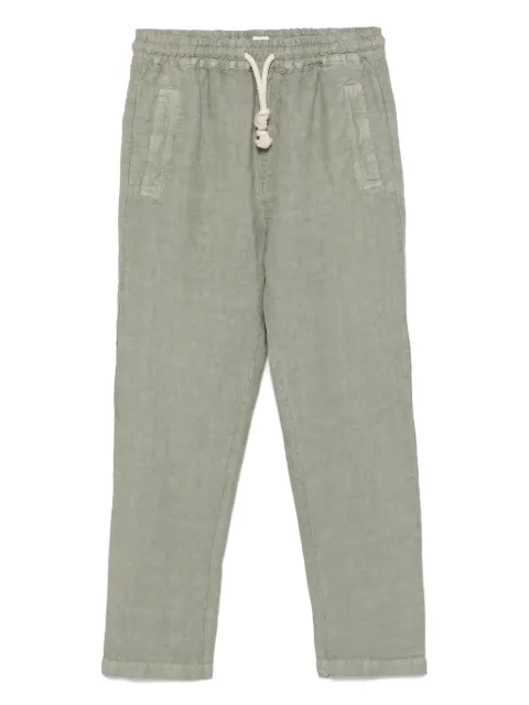 Eleventy drawstring-waist trousers