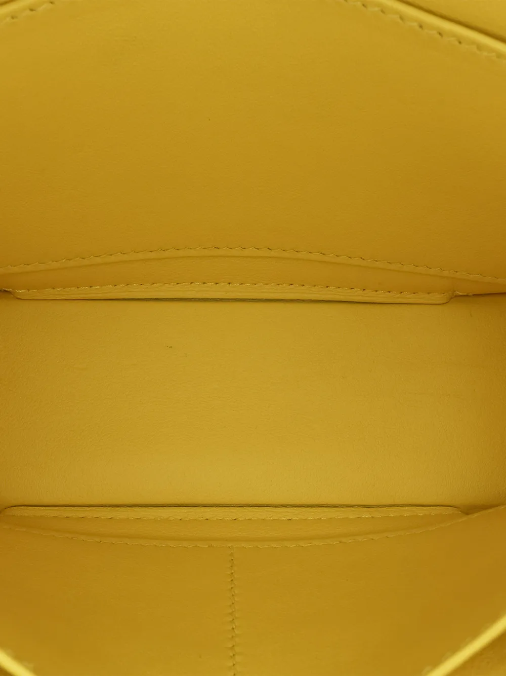 Pre-owned Hermes 2023 Chevre Mysore Geta Crossbody Bag In Yellow