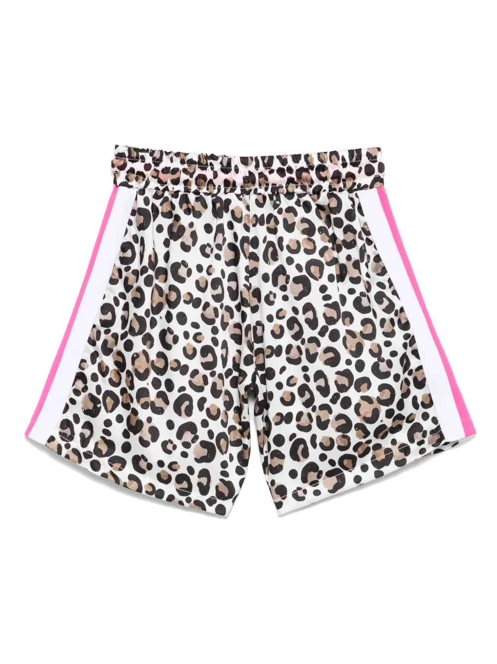 Miss Grant Kids Shorts met luipaardprint Wit