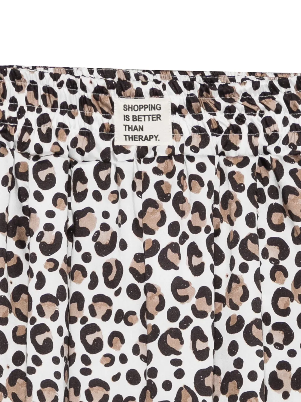 Miss Grant Kids Broek met dierenprint Wit
