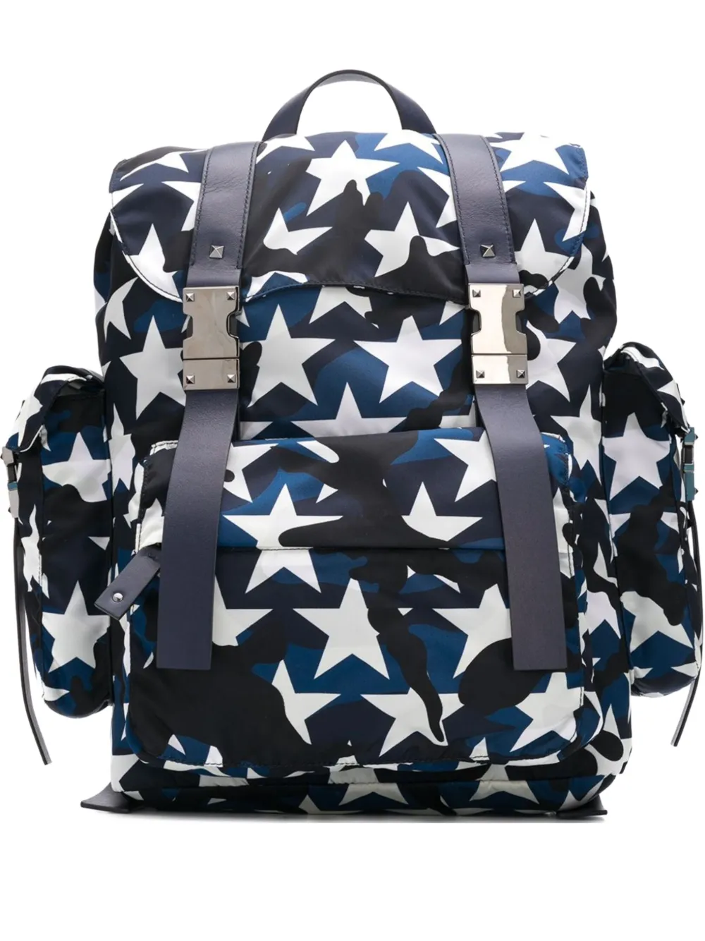 Valentino Garavani Rugzak met sterrenprint Blauw
