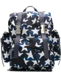 Valentino Garavani star-print backpack - Blue