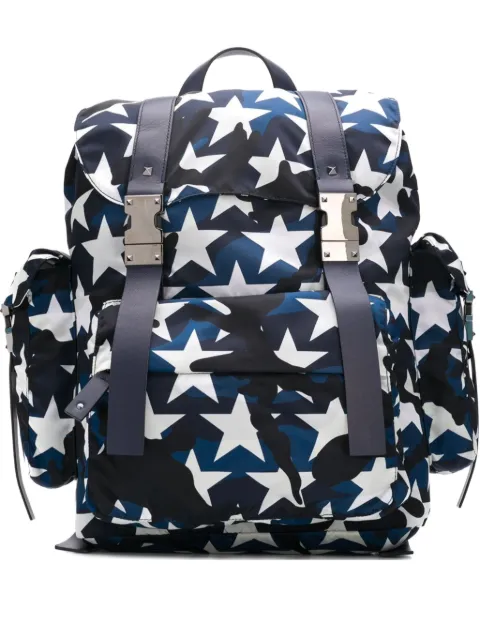 Valentino Garavani mochila con estrella estampada