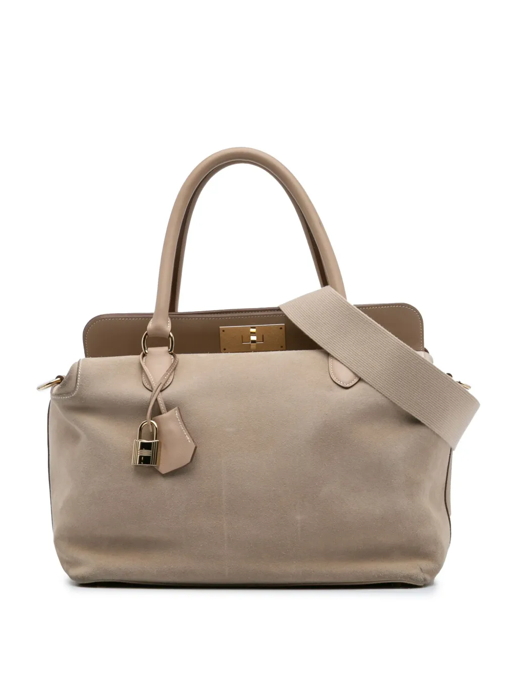Hermès Pre-Owned 2013 ヴォーグリズリー&スイフト ツールボックス 33 サッチェルバッグ - ブラウン Hermès Pre-Owned 2013 ヴォーグリズリー&スイフト ツールボックス 33 サッチェルバッグ - ブラウン