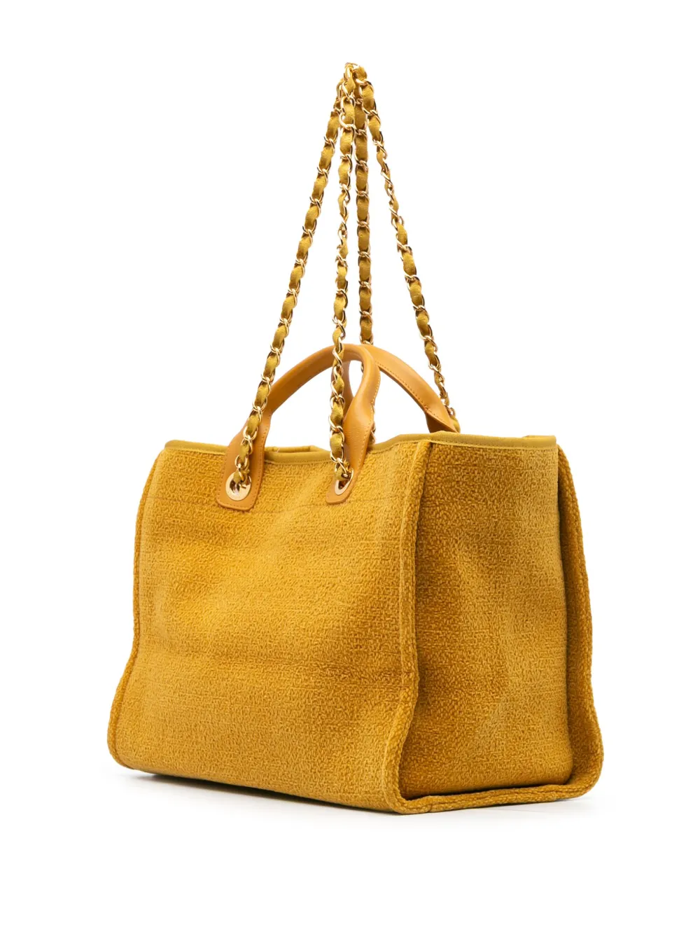 CHANEL Pre-Owned 2019 Medium Lurex Boucle Deauville satchel | Pre-Owned | Image 2