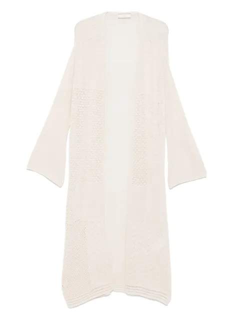 Akep open-knit coat