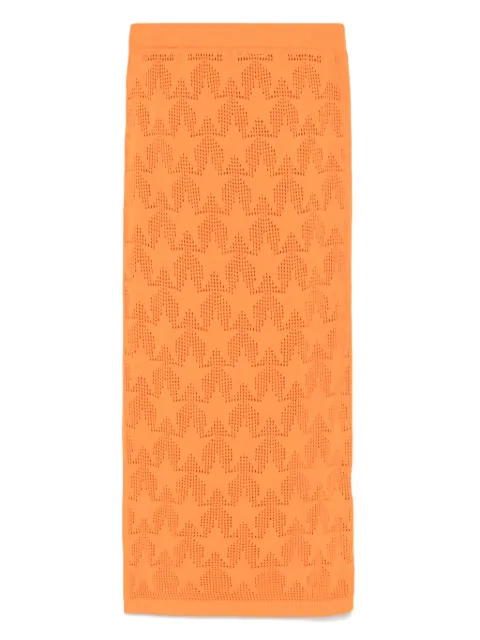 Akep falda larga con estrellas en jacquard