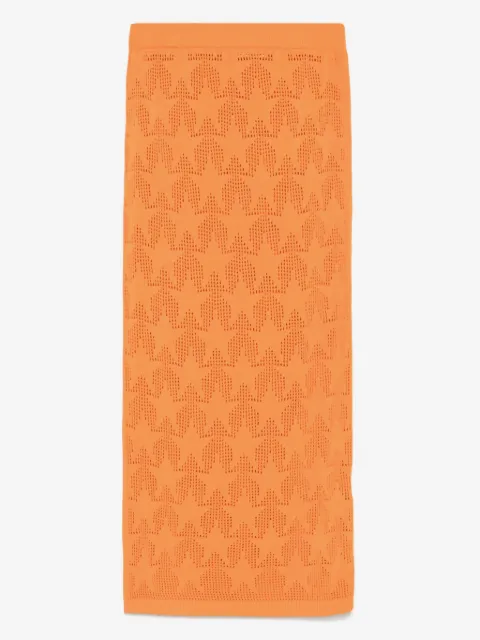 Akep star-jacquard maxi skirt