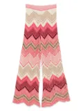 Akep pointelle-knit trousers - Pink