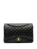 CHANEL Pre-Owned 2014 Maxi Classic Lambskin Double Flap shoulder bag - Black