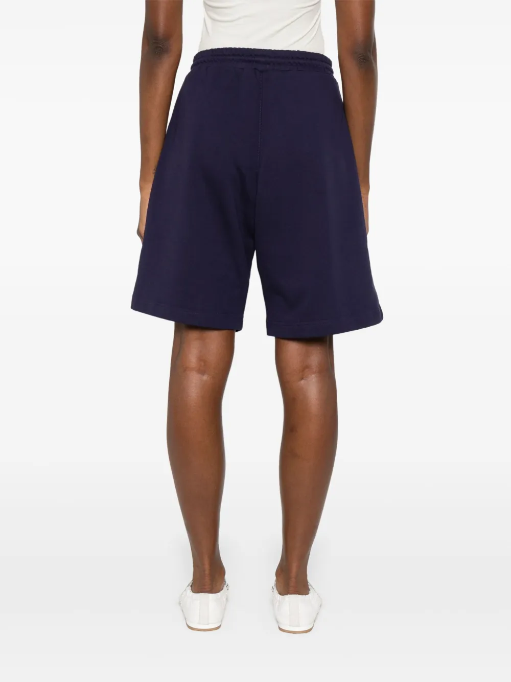 MSGM Shorts met borduurwerk Blauw