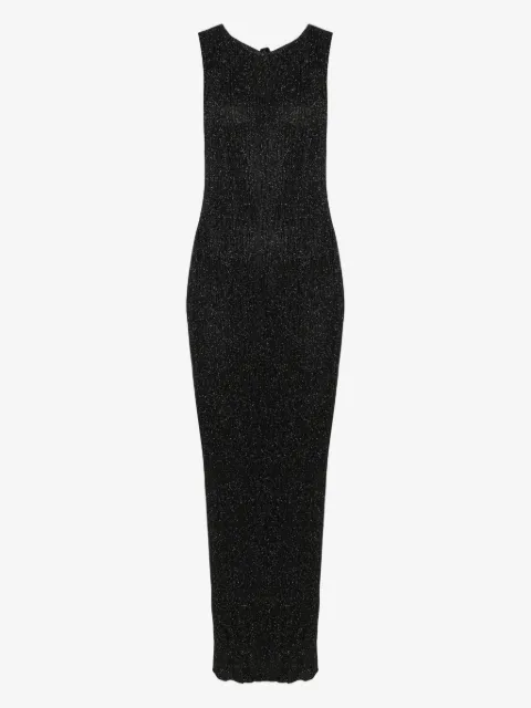 Akep Maxikleid mit Lurex-Detail