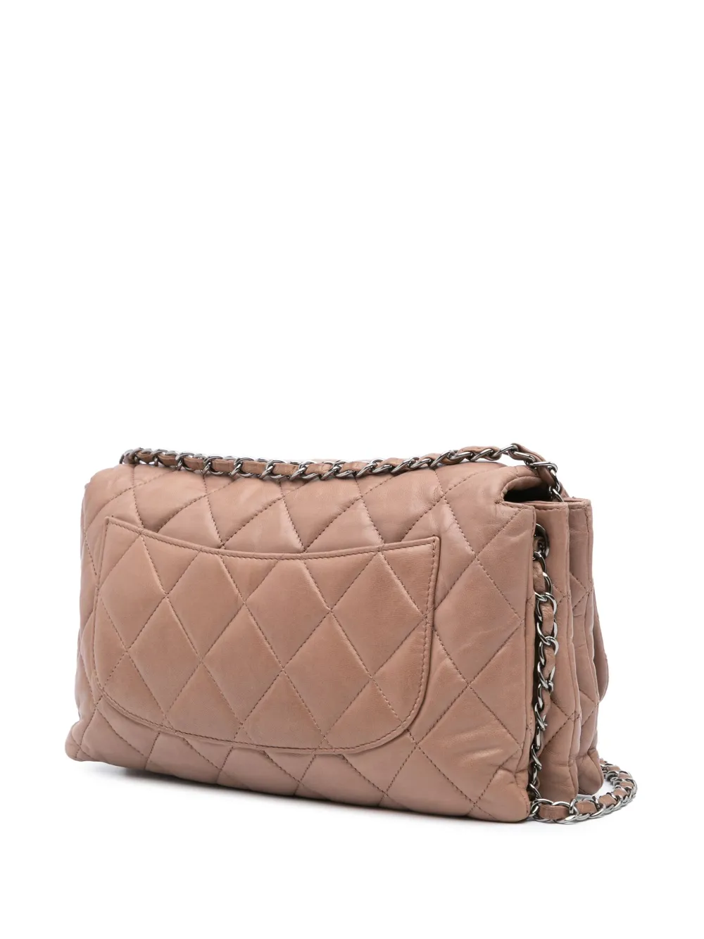 CHANEL Pre-Owned 2009-2010 gesteppte 3 Accordion Flap Schultertasche aus Lammleder | Pre-owned & Archive | Image 2