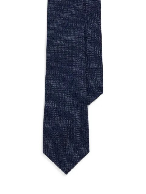 Ralph Lauren Purple Label Woven Squares tie 