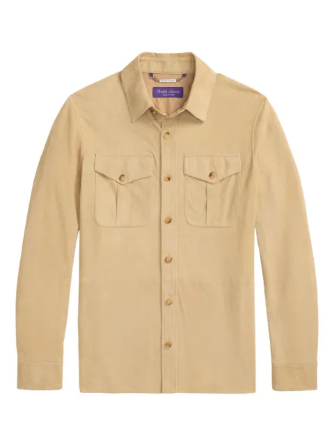 Ralph Lauren Purple Label جاكيت 'بارون' بتصميم قميص