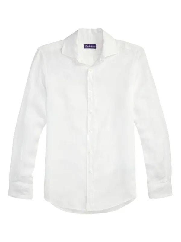 Ralph Lauren Purple Label Chemise En Lin Blanc FARFETCH FR