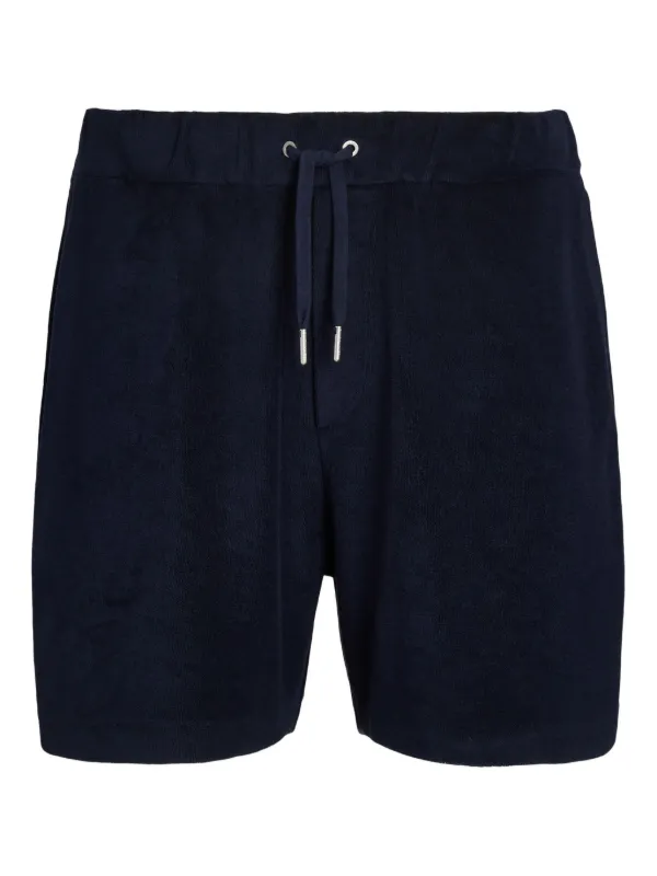 Ralph Lauren Purple Label Jersey Bermuda Shorts in Blue